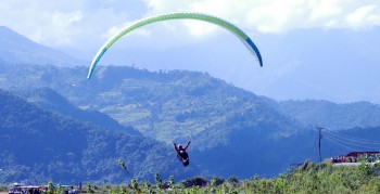 नवौं राष्ट्रिय : प्याराग्लाईडिङको एकलमा आर्मी र टिममा गण्डकी शीर्ष स्थानमा